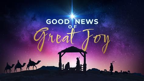 Good News Of Great Joy Good News Jesus Is My Hope Youtube