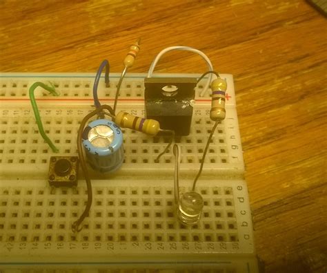 A Simple Time Delay Circuit 3 Steps With Pictures Instructables