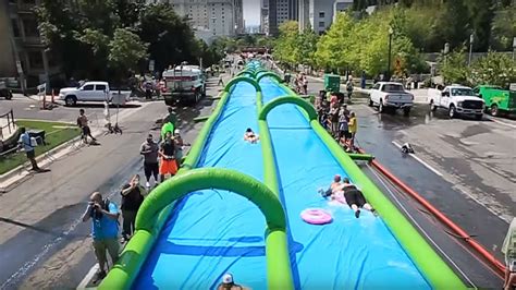 1000 Foot Slip And Slide Coming To Toronto This Summer Toronto Cbc