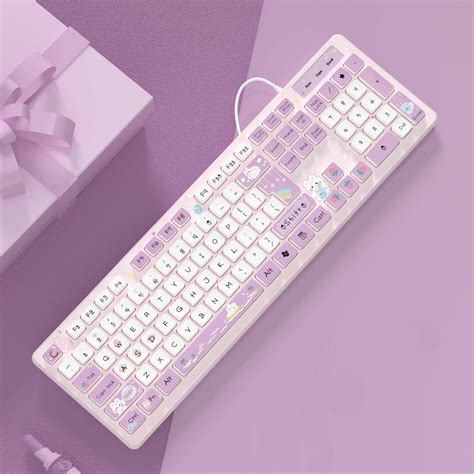 Cute Bunny Kawaii Keyboard Add A Touch Of Cuteness To Your Typing