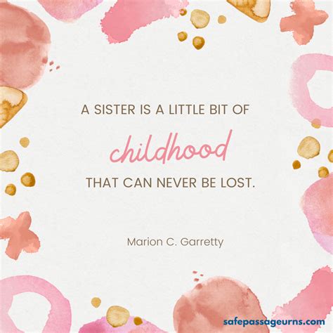 Comforting And Inspirational Losing A Sister Quotes