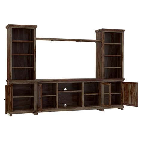 Towson Solid Wood Entertainment Center For Tvs Up To 70