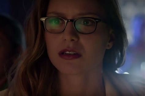 Melissa Benoist Wears Geek Chic Glasses In Supergirl Fashion