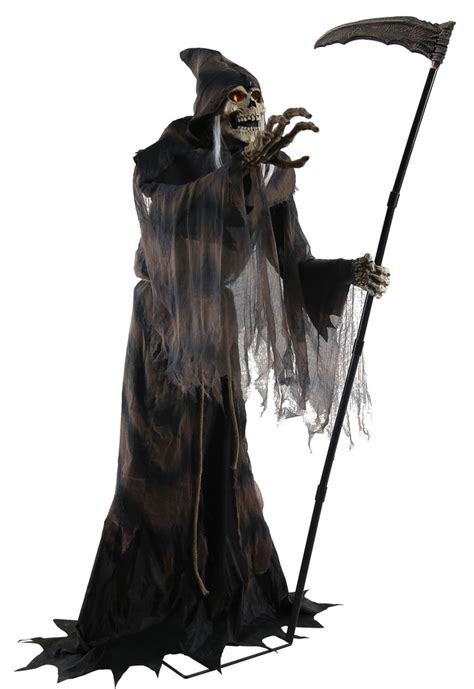 Lunging Reaper Animated Halloween Prop Creepy Depot