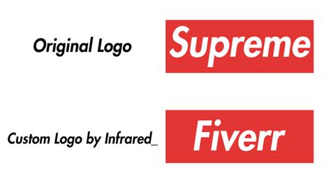 Make A Print Ready Custom Supreme Box Logo In Under 24 Hours By
