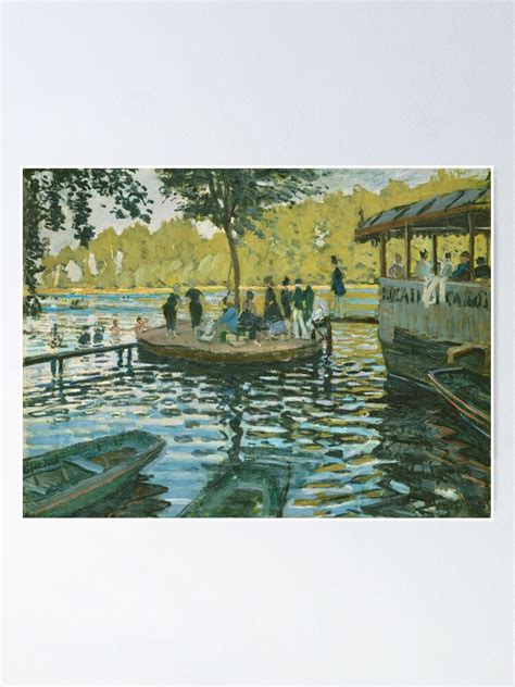 Claude Monet Bain à La Grenouillère 1869 Poster By