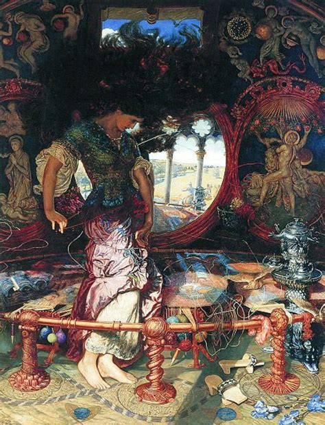 The Lady Of Shalott Pre Raphaelite Paintings Pre Raphaelite Art Dante Gabriel Rossetti Walter