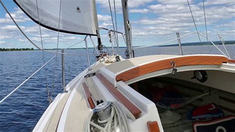 Compac 19 Sailing Flat Water Morning Youtube