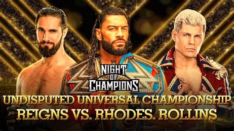 Wwe Night Of Champions Match Card Predictions Youtube
