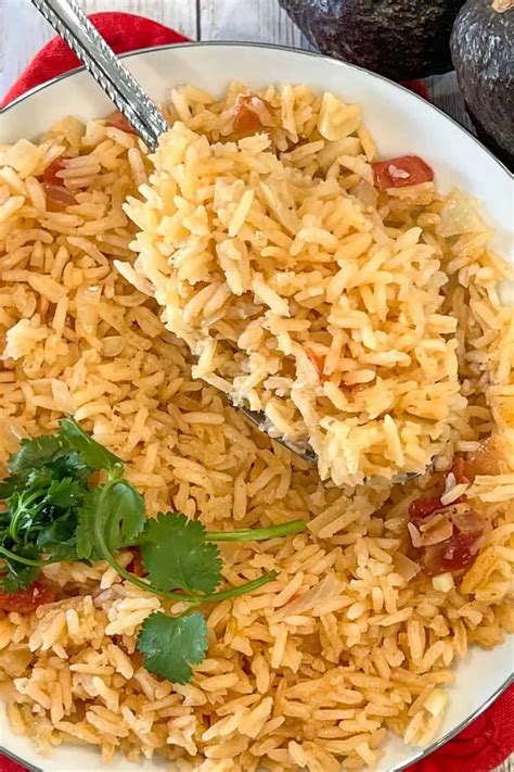Best Mexican Style Rice Recipe From Grandmas Kitchen Bring On The Spice