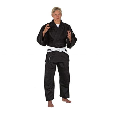 Deluxe Black Judo Gi Uniform Llc