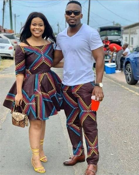 African Couple Matching Outfitafrican Couple Matching Etsy Matching Couple Outfits Couple