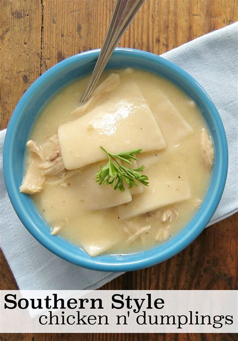 This southern style chicken and dumplings recipe is easy to make and full of old fashioned goodness. Southern Style Chicken N' Dumplings | Recipe | Chicken ...