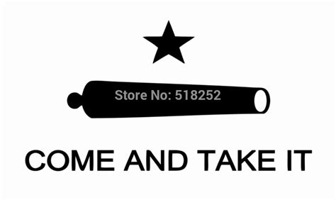 Come And Take It Flag Custom Flag 3x5 Ft Banner Free Shipping In Flags