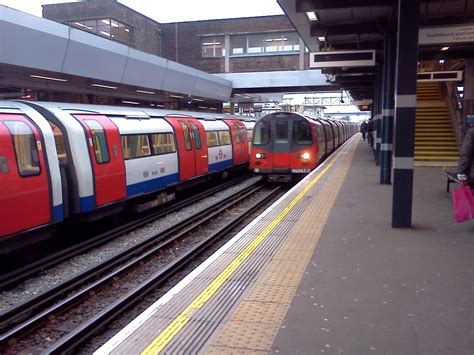 Jubilee Line At Wembley Underground Station London Underground