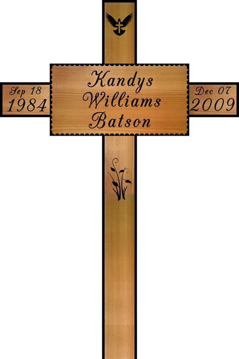 Docs Wood Art Memorial Crosses