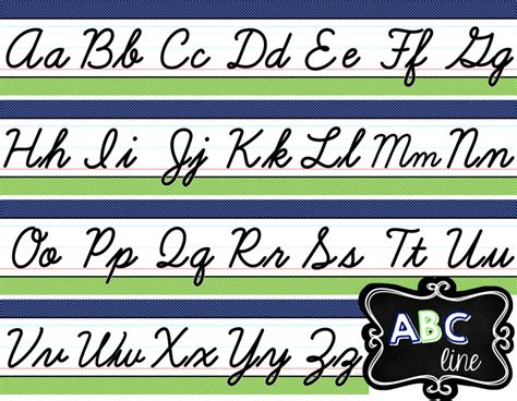 Cursive Alphabet Chart Primarylearning Org 10 Best Free Printable