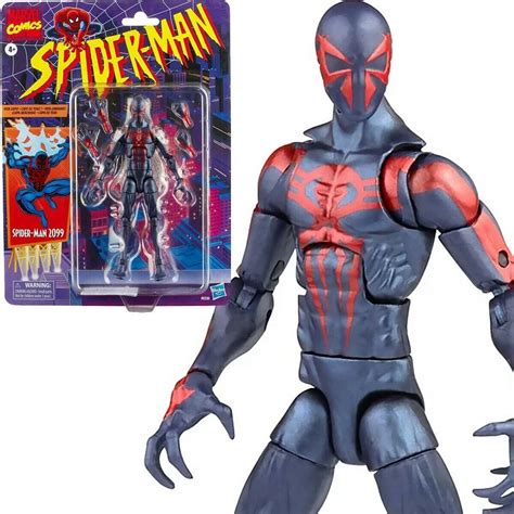 Spider Man 2099 Marvel Legends Retro 6 Inch Action Figure Hasbro Miguel