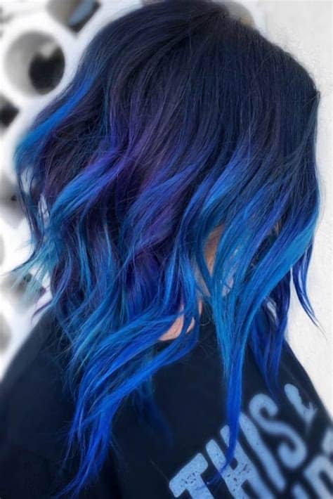 What do you recommend for steps to help move. 55 Tasteful Blue Black Hair Color Ideas To Try In Any ...