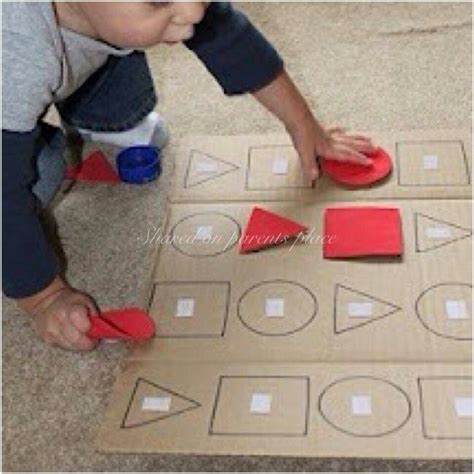 Matematica preescolar jose guillermo rodriguez alarcon. Simple puzzle game using a board and Velcro. Shapes ...
