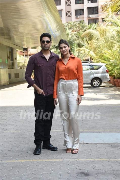 Saiee And Adivi Sesh Spotted During The Promotions Of Major In 2022