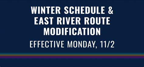 Available for ios and android. NYC Ferry Winter Schedule in Effect Monday, November 2 ...