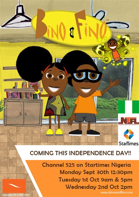 Bino And Fino Comes To Nigerian Tv This Independence Day — Bino And
