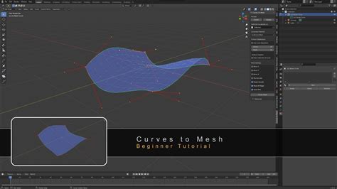 Curves To Mesh Beginner Tutorial In Blender Youtube