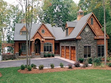 Lake House Plans With Walkout Basement Craftsman Style House Plans