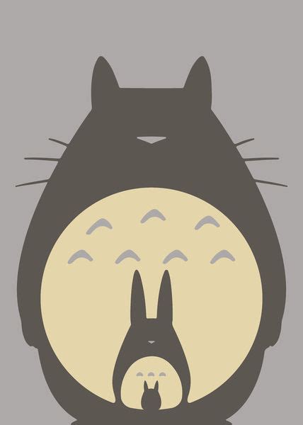 Check spelling or type a new query. "My Neighbor Totoro - Minimalist Poster" Graphic ...