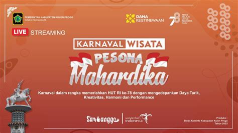 Live Karnaval Wisata Pesona Mahardika Tahun 2023 Kabupaten Kulon