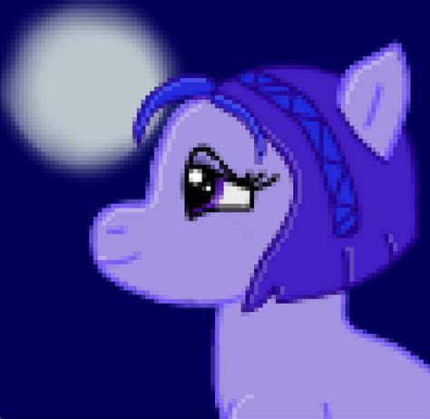 Pixel Art Moon Glow Pony By Vampgal23 On Deviantart