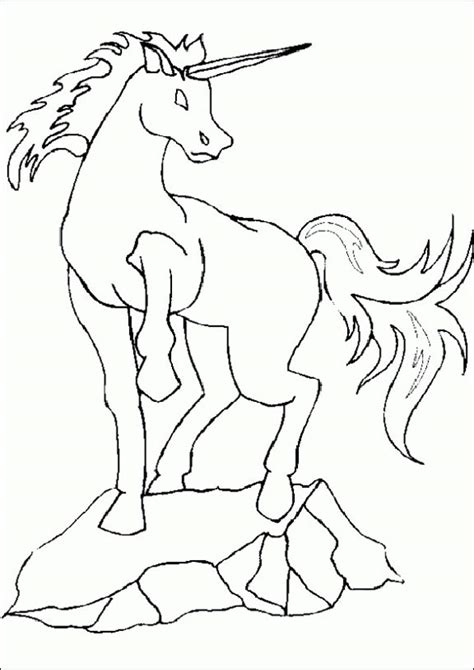 Ausmalbild einhorn fabelwesen einhorner unicorn. Einhorn ausmalbilder 14 | Ausmalbilder