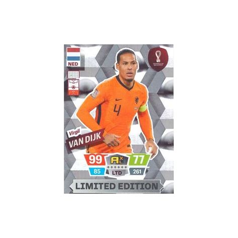 Buy Cards Virgil Van Dijk Limited Edition Panini Adrenalyn Xl World Cup