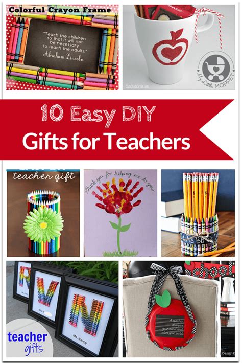 10 Easy Diy T Ideas For Teachers Diy Teacher Ts Teacher
