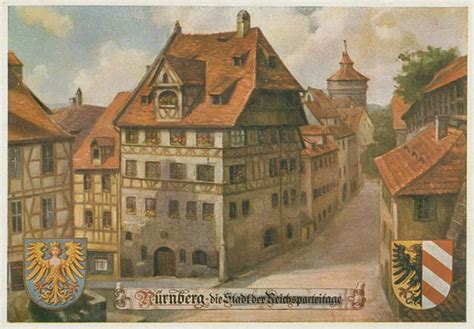 Heute ist thon das günstigste stadtviertel in nürnberg. Albrecht-Dürer-Haus in Nürnberg um 1940 #DrittesReich # ...