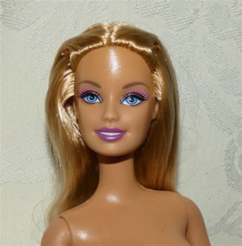 Nude Mattel Barbie Doll Ceo Generation Face Dark Blonde Hair Blue Eyes
