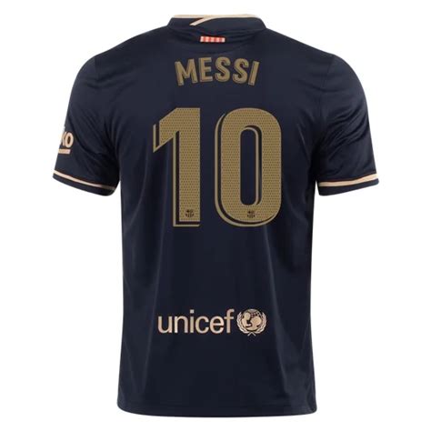 Fc Barcelona Lionel Messi 10 Away Football Shirts 2020 21 Cheap