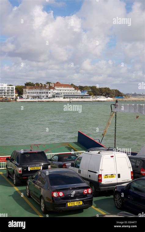 The Haven Hotel And Sandbanks From The Poole Harbour Chain Link Ferry