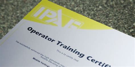 Ipaf Accredited Courses In Newcastle Sunderland And Durham Health