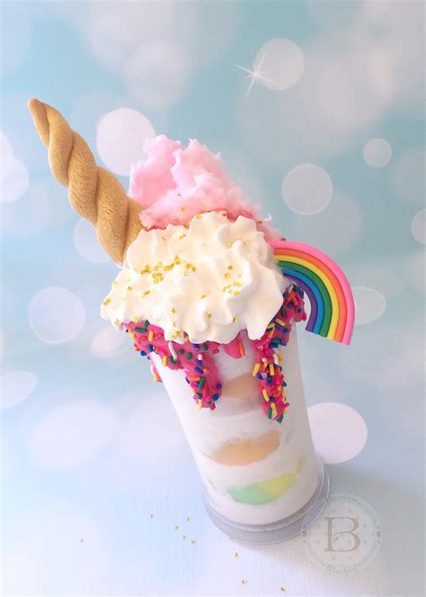 Unicorn Rainbow Milkshake Brownie Mischief