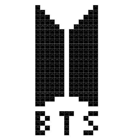 Kpop Pixel Art On Grid Bts Brik Pixel Art Grid