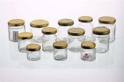 Custom Mini 30 Ml Clear Empty Round Honey Bird Nest Glass Jar With Easy