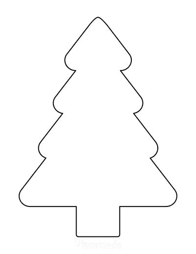 51 Printable Christmas Tree Templates Free Download