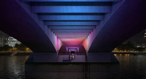Waterloo Bridge Illuminated River