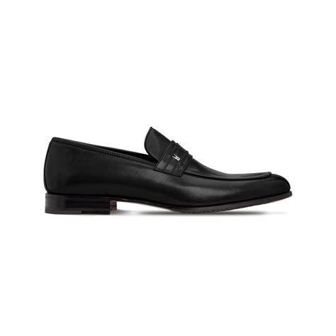 Loafers Mens Moreschi Buffalo Leather Loafer Shoes Black ⋆ Moniquehowat
