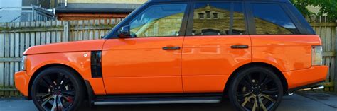 Range Rover Orange Reforma Uk