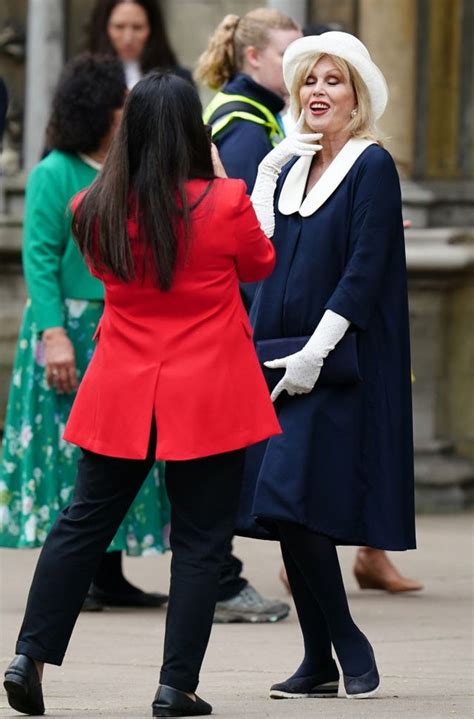 Dame Joanna Lumley Arrives At The Coronation