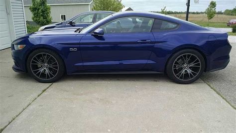 Deep Impact Blue 2015 Ford Mustang Gt Premium 6spd For Sale