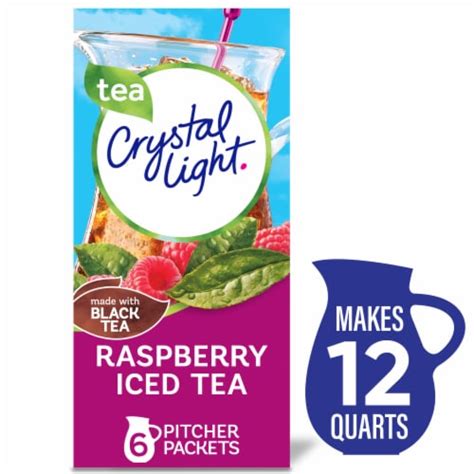 Crystal Light Raspberry Iced Tea Naturally Flavored Powdered Drink Mix